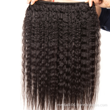 Hot sale 100% unprocessed virgin brazilian yaki hair virgin human hair bundles mink quality hair